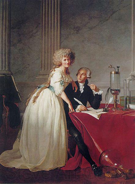 Jacques-Louis David Portrait of Monsieur de Lavoisier and his Wife, chemist Marie-Anne Pierrette Paulze